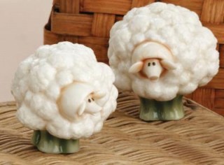 カリフラワー羊塩コショウ入れ