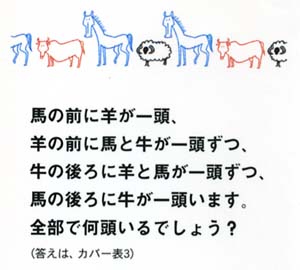 講談社ノベルズ「試験に出るパズル」折り返し部分