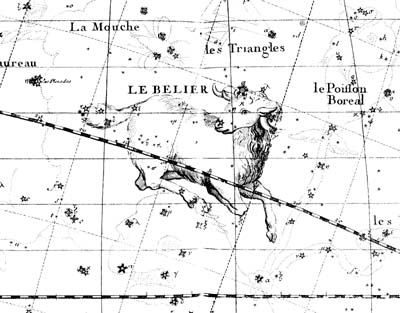フラムスチード天球図譜　牡羊座