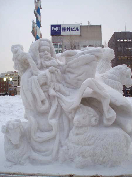 さっぽろ雪まつり国際雪像コンクール上海チーム作品